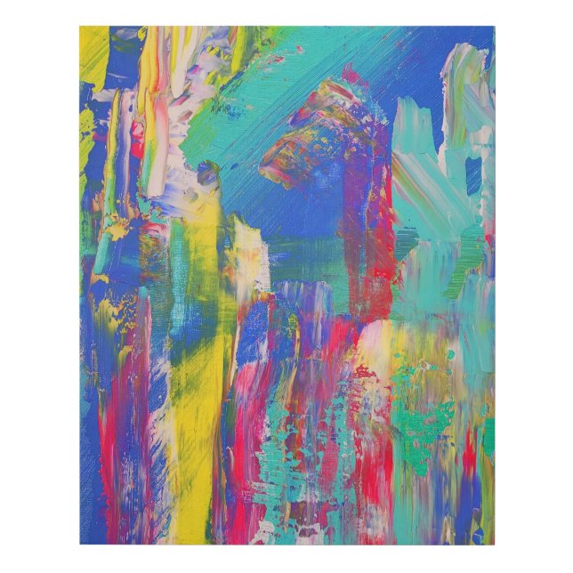 Number 2 faux canvas print (Front)