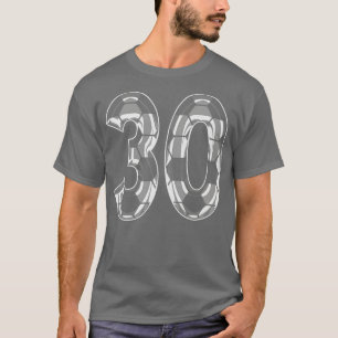 Number 30 Jersey 30 Mom Player Fan 1 T-Shirt