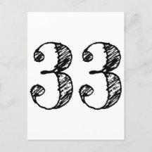 Number 33 - Number Thirty-Three Manuscript Age