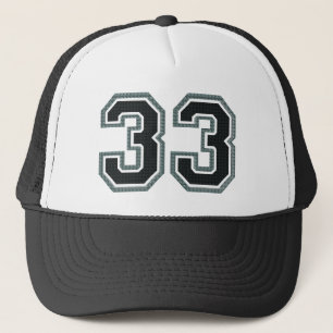 Number 33 trucker hat
