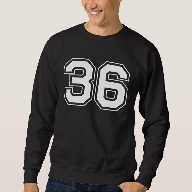 Number 36 sweatshirt (Front)