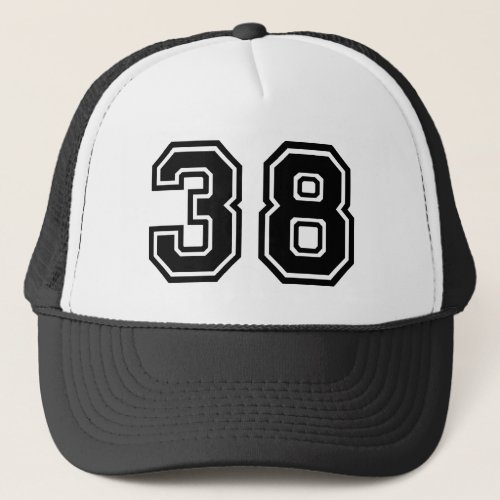 Number 38 Classic Trucker Hat