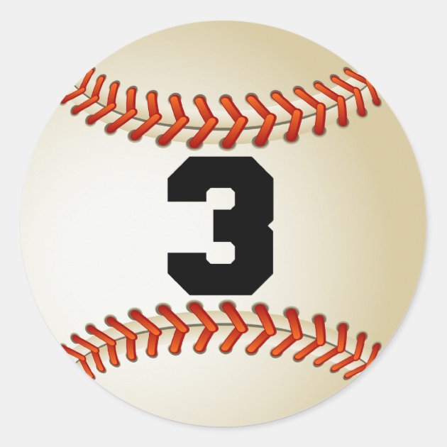 baseball number 3