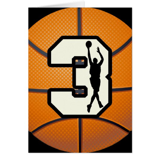 Number 3 Basketball and Players (Front)