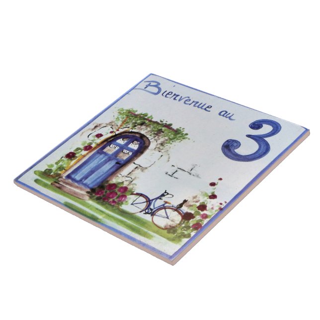 Number 3. ceramic tile (Side)