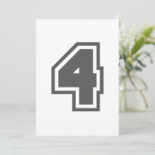 Number 4 (Standing Front)