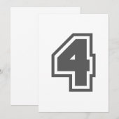 Number 4 (Front/Back)