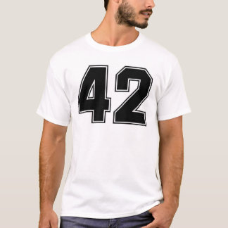 Number 42 frontside print T-Shirt