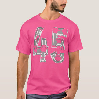 Number 45 Jersey 45 Mom Player Fan T-Shirt