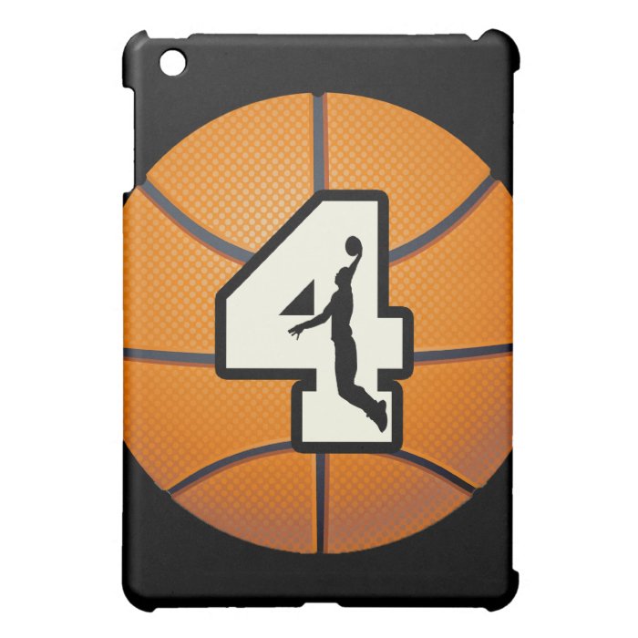 Number 4 Basketball and Player Case For The iPad Mini