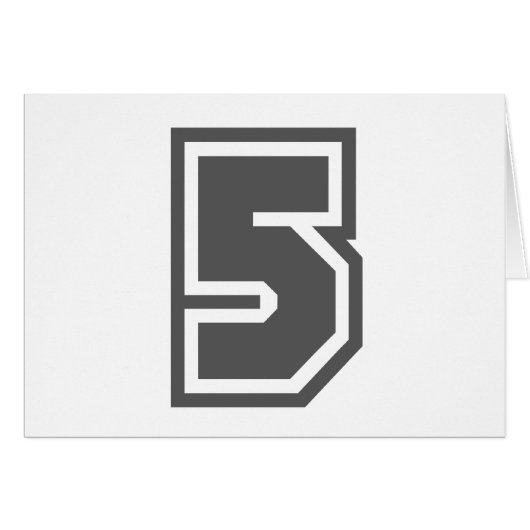 Number 5 (Front Horizontal)