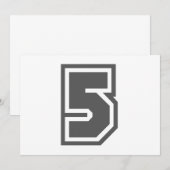 Number 5 (Front/Back)