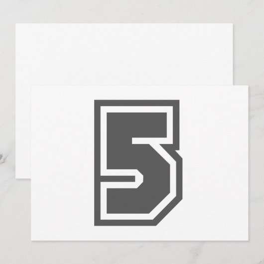 Number 5 (Front/Back)