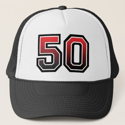 Number 50 Classic Trucker Hat
