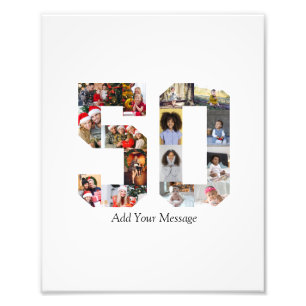 Number 50 Photo Collage