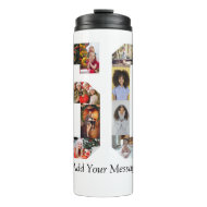Number 50 Photo Collage Thermal Tumbler