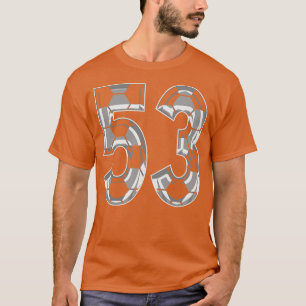 Number 53 Jersey 53 Mom Player Fan 1 T-Shirt