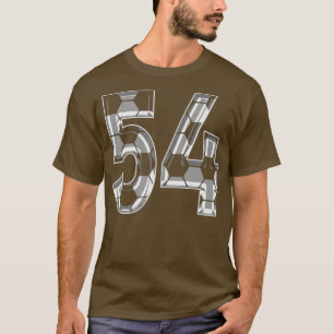 Number 54 Jersey 54 Mom Player Fan T-Shirt