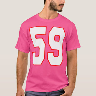 Number 59 American Football T-Shirt