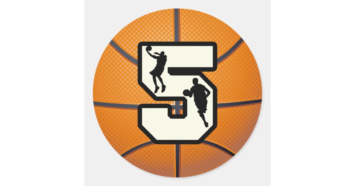 design basketball number 5