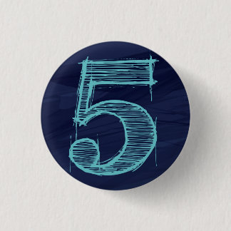 [Number] 5 Batch (Navy) Pinback Button