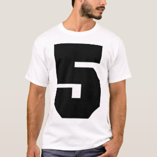 number 5 t shirt