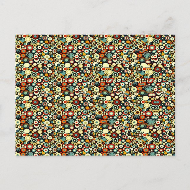 Number 5 Stereogram Magic Eye - No Envelope Postcard (Front)