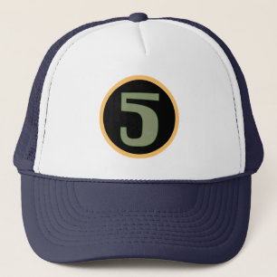 Number 5 trucker hat