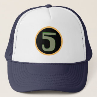 Number 5 trucker hat