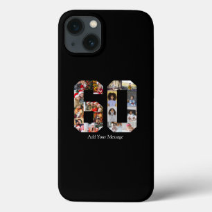 Number 60 Photo Collage iPhone 13 Case