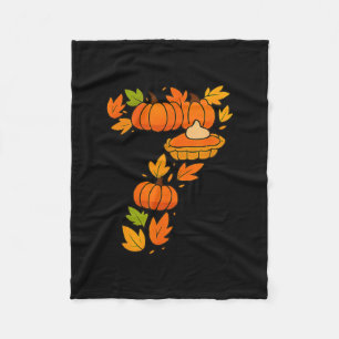 Number 67 Costume Six Seven 6 7 Meme Thanksgiving Fleece Blanket