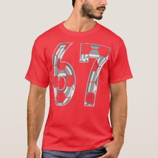 Number 67 Jersey 67 Mom Player Fan T-Shirt