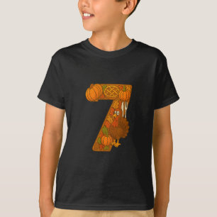 Number 67 Matching Six Seven 6 7 Meme 67 Thanksgiv T-Shirt