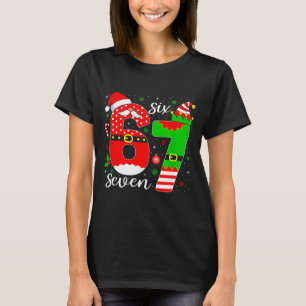 Number 67 Matching Six Seven 6 7 Meme 6-7 Christma T-Shirt
