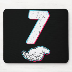 Number 67 Matching Six Seven 6 7 Meme 6 7 Hallowee Mouse Pad
