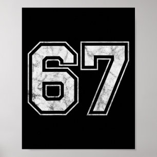 Number 67 On The Ck Poster