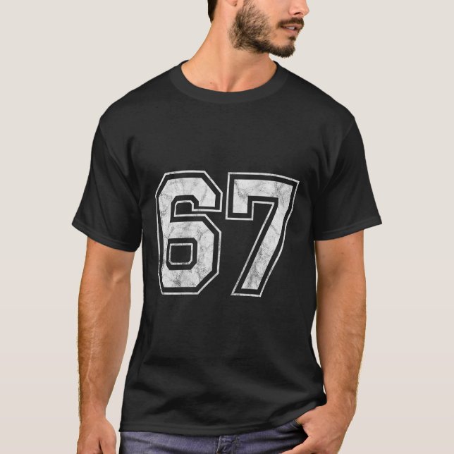 Number 67 On The Ck  T-Shirt (Front)