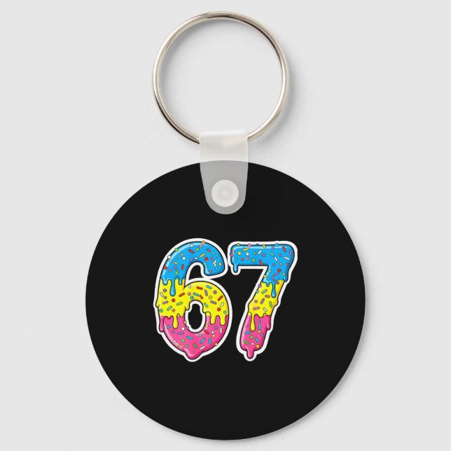 Number 67 Shirt Costume Adult Nk For Women Men Kid Keychain (Front)