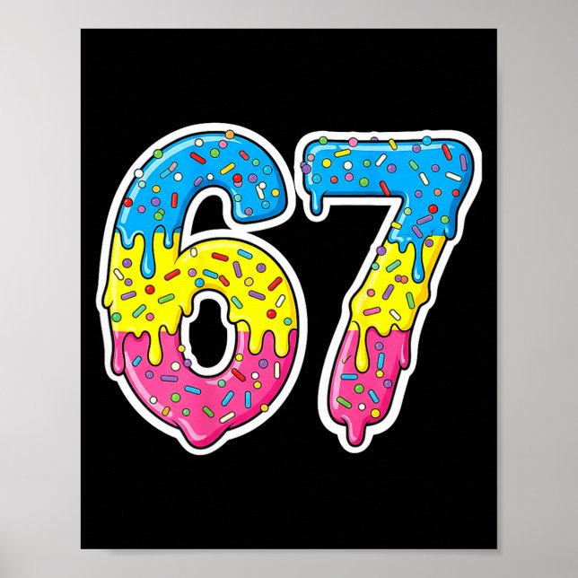 Number 67 Shirt Costume Adult Nk For Women Men Kid Poster (Front)