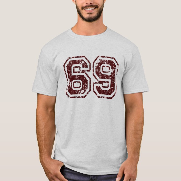 Number 69 T-shirt | Zazzle