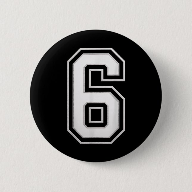 Number 6 67 Meme Matching  Button (Front)