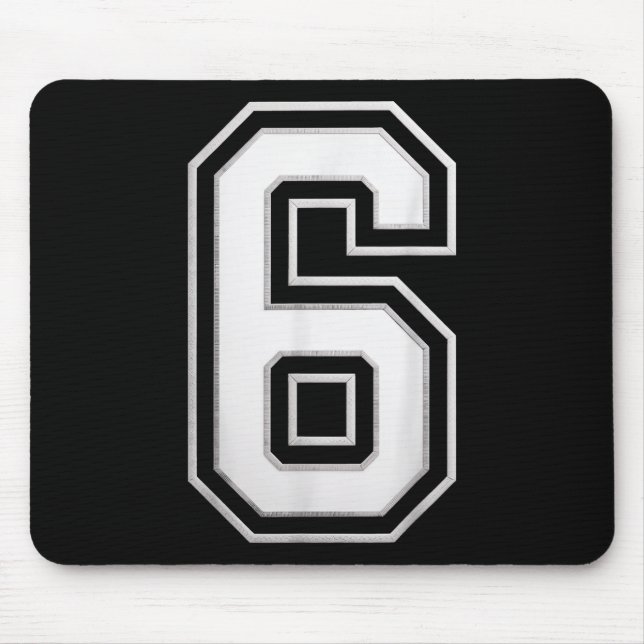 Number 6 67 Meme Matching  Mouse Pad (Front)