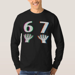 Number 6 7 • Matching 67 Meme Halloween Six Seven T-Shirt
