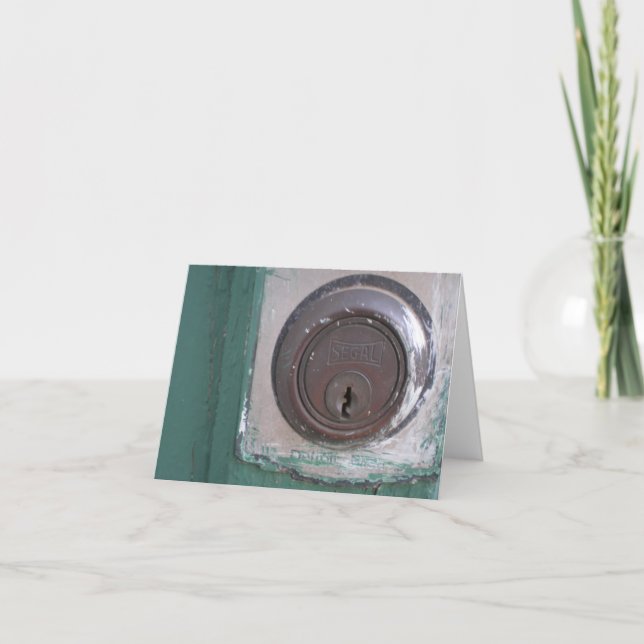 Number 6 card (Front)