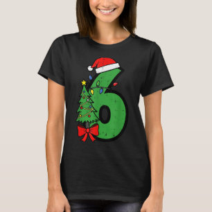 Number 6 Christmas 6 7 Matching 67 Meme Men Women T-Shirt