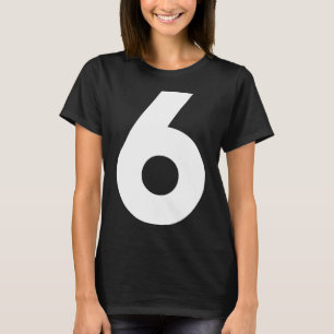 Number 6 Front T-Shirt