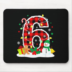 Number 6 Funny 67 Six Seven Meme Matching Couple C Mouse Pad