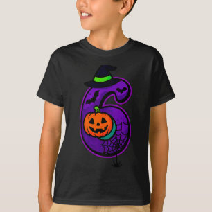 Number 6 Funny Meme Saying 6 7 Six Seven Halloween T-Shirt