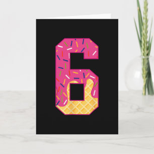 Number 6 Ice Cream Drip 67 Meme Couple Halloween C Card
