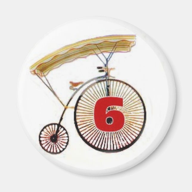 Number 6 magnet (Front)